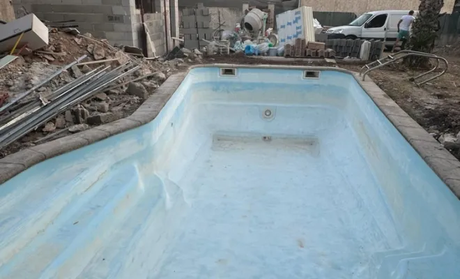 Rénovation d'une piscine en coque